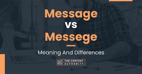 messege or message|Message or Messege 